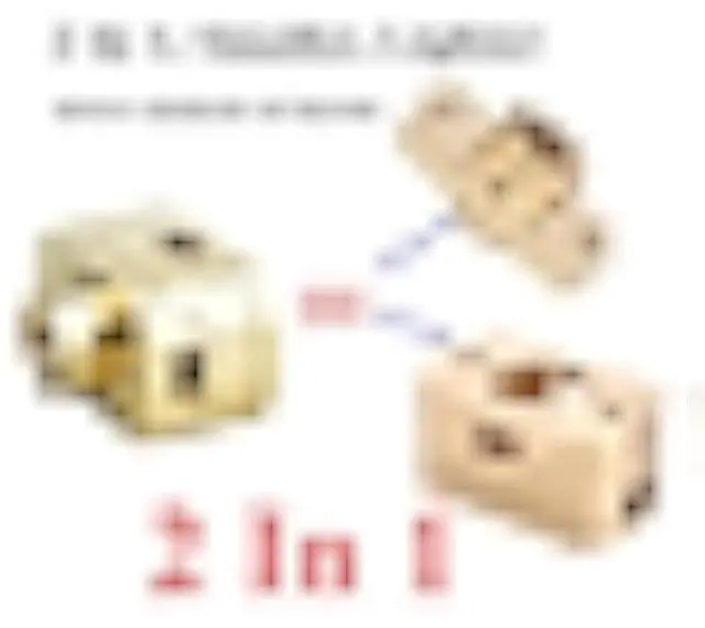 Alt view image 2 of 7 - 2-Pack Upgrade 2-in-1 Ender 3 Oldham Coupling Z axis 8mm Lead Screw Nut for CR10 S4 S5 Ender 3 Pro V2 Neo Series Ender-3 S1 Pro CR10S PRO 3D Printer (2)