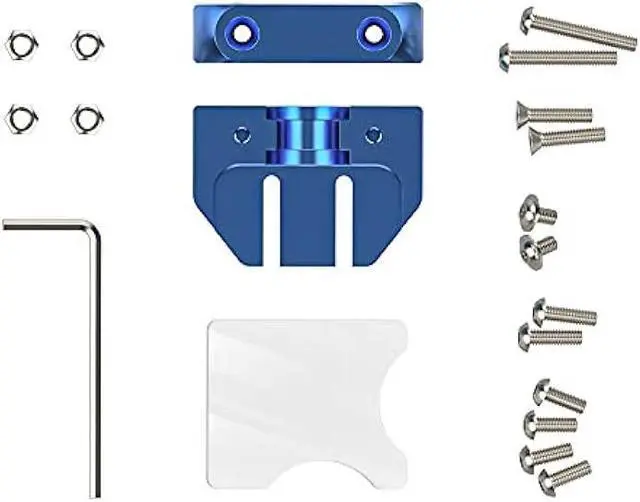 Alt view image 4 of 5 - CR10 All Metal Mount Adapter Compatible with Creality Ender 3 V2 Ender3 Pro Ender 5 Pro 3D Printer to Use Dragonfly V6 Volcano Hotend