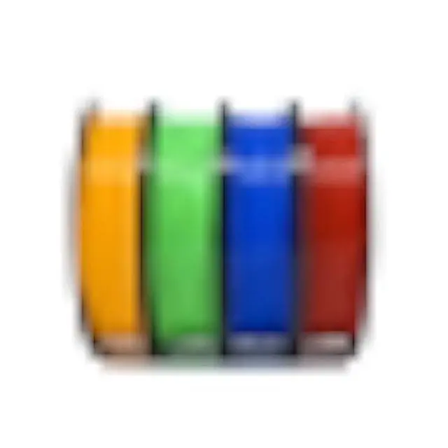 Alt view image 3 of 5 - Gizmo Dorks ABS Filament for 3D Printers 1.75mm 200g, 4 Color Pack - Blue, Green, Orange, Red