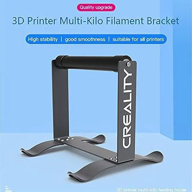 Alt view image 2 of 7 - Multi-Kilogram Spool Holder Filament Bracket Spool Metal Holder for PLA/ABS/TPU/Other 3D Printing Materials for Creality Ender3 Series/CR Series/CR-30 3D Printer