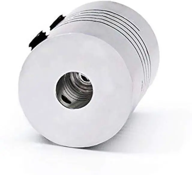 Alt view image 6 of 7 - Saiper Flexible Couplings 5mm to 5mm (5pcs) Aluminum Alloy Joint Connector Compatible with NEMA 17 Stepper Motors, RepRap 3D Printer or CNC Machine, 3D Printer Accessories