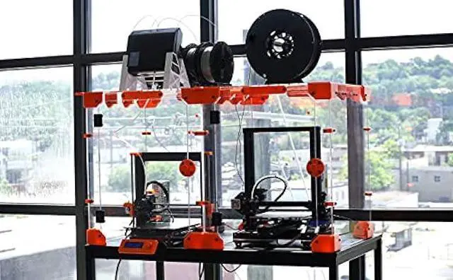 Alt view image 5 of 5 - Universal 3D Printer Enclosure 5mm Plexiglass Kit [540x540x620mm Inner Volume] | Compatible with PRUSA MK4/MK3/Creality Ender 3/5 Pro | Fits IKEA Lack | Cover for Constant Temperautre