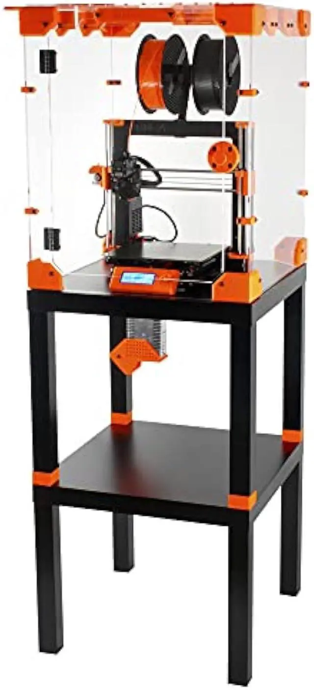 Alt view image 2 of 5 - Universal 3D Printer Enclosure 5mm Plexiglass Kit [540x540x620mm Inner Volume] | Compatible with PRUSA MK4/MK3/Creality Ender 3/5 Pro | Fits IKEA Lack | Cover for Constant Temperautre