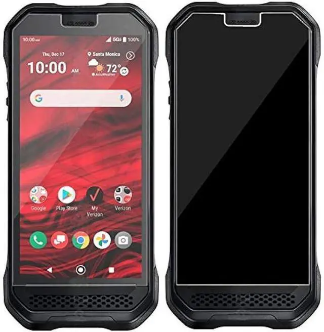 Alt view image 4 of 6 - Ailiber Compatible with Kyocera DuraForce Ultra 5G Screen Protector [2 Pack] DuraForce UW E7110 Tempered Glass Film Anti-Scratch Hardness HD Clear Case Friendly for Dura Force Ultra 5G (Verizon 2021)