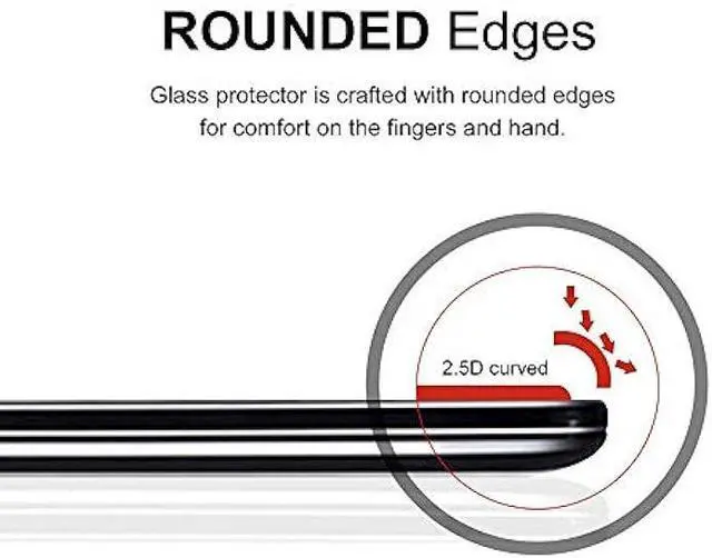 Alt view image 3 of 4 - Supershieldz (3 Pack) Designed for OnePlus 8T 5G and OnePlus 8T+ / Plus 5G Tempered Glass Screen Protector, Anti Scratch, Bubble Free