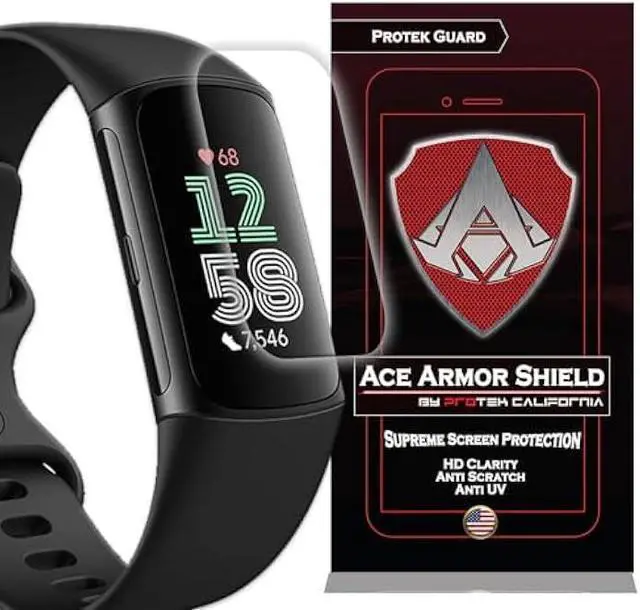Main image of ACE ARMOR SHIELD Premium Screen Protectors for the Fitbit Charge 6 and Charge 5 (CHARGE 6 / CHARGE 5)