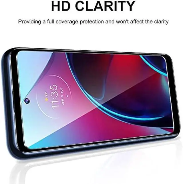 Alt view image 6 of 6 - [2+2 Pack] Screen Protector for Motorola Moto G Stylus 5G (2022), Tempered Glass Screen Protector and Clear HD Camera Lens Protector Compatible with Moto G Stylus [Case Friendly]