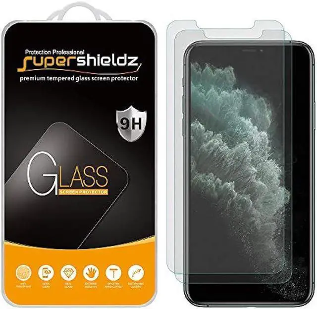Main image of Supershieldz (2 Pack) Anti-Glare (Matte) Screen Protector Designed for iPhone 11 Pro Max and iPhone XS Max (6.5 inch) [Tempered Glass] Anti Fingerprint, Anti Scratch, Bubble Free