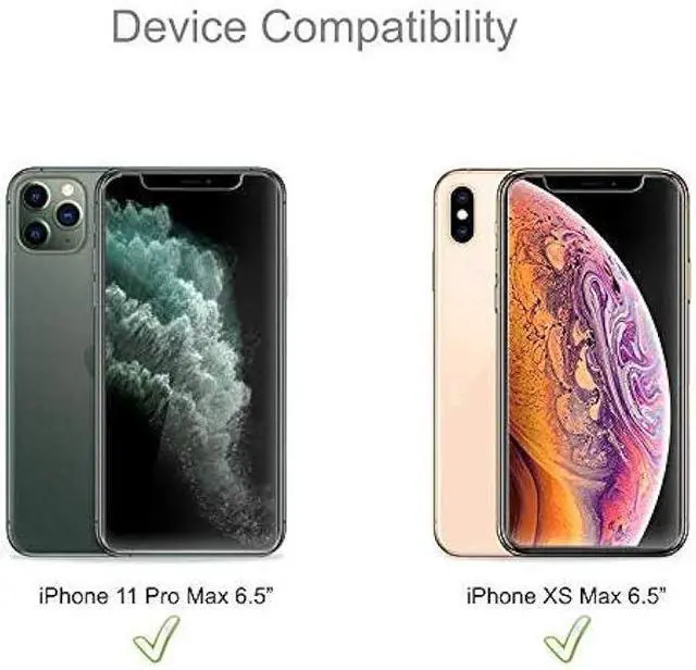 Alt view image 2 of 4 - Supershieldz (2 Pack) Anti-Glare (Matte) Screen Protector Designed for iPhone 11 Pro Max and iPhone XS Max (6.5 inch) [Tempered Glass] Anti Fingerprint, Anti Scratch, Bubble Free