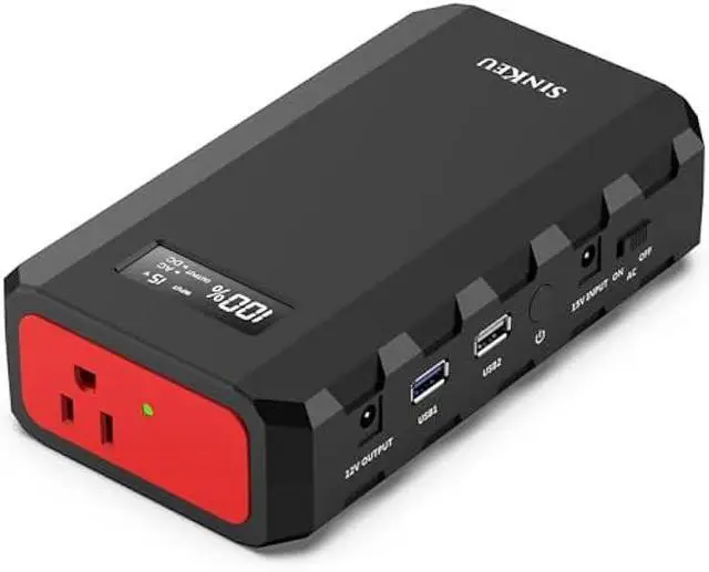 Main image of SinKeu 88.8Wh|65Watts Portable Laptop Charger with AC Outlet, A Super Travel Portable Battery Pack & Power Bank for HP, Notebooks, MacBook, Laptops