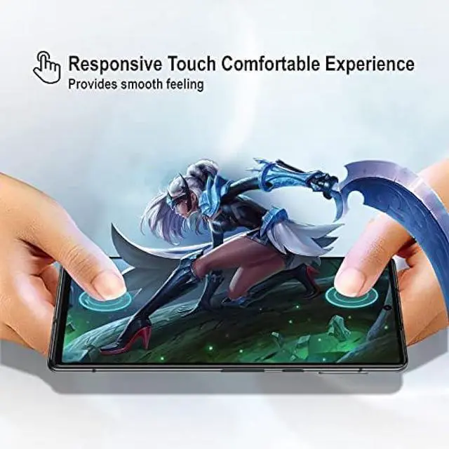 Alt view image 5 of 6 - Pixel 6 Screen Protector Tempered Glass with Camera Lens Protector for Google Pixel 6 [Fingerprint Unlock][Anti-Scratch][6.4 Inch][2+ 2 Pack ]