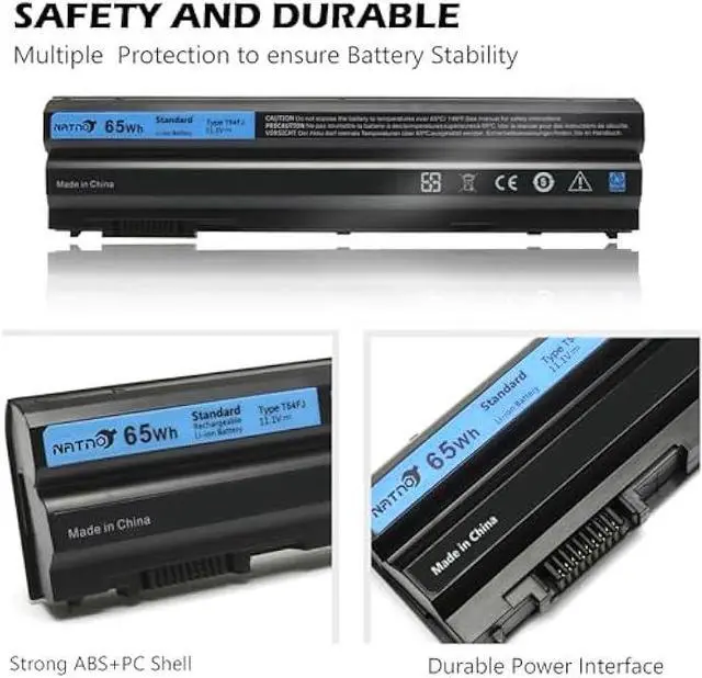 Alt view image 5 of 6 - T54FJ 8858x Laptop Battery for Dell Latitude E6420 E6430 E6440 E6520 E6530 E6540 E5520 E5530 E5420 E5430, Inspiron 17r-7720 17r-se-7720 17r-5720 15r-5520 15r-7520 [65Wh 11.1V 6 Cell]