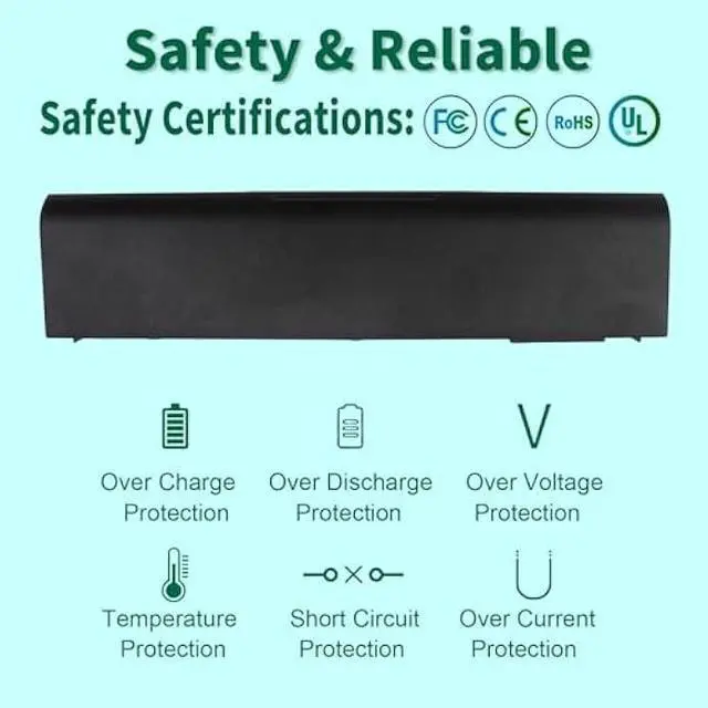 Alt view image 3 of 5 - T54FJ 8858X M5Y0X E6420 E6430 Laptop Battery for Dell Latitude E5420 E5430 E5520 E5530 E6530 E6520 Inspiron 14R 4420 5420 15R 5520 7520 17R 5720 7720 T54F3 X57F1 0T54FJ KJ321 N3X1D P15F P15G P16G