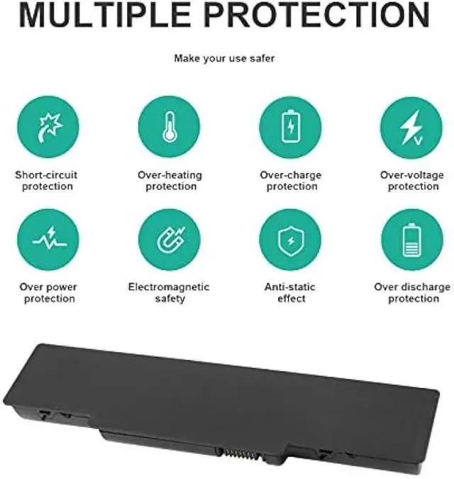 Alt view image 5 of 7 - TREE.NB Laptop Battery for Gateway NV52 NV53 NV54, AS09A31 AS09A61 AS09A51 AS09A41 AS09A71 AS09A75 Aspire 5532 5732Z eMachines E725 E525 E627 [6 Cells/5200mAh/58wh]