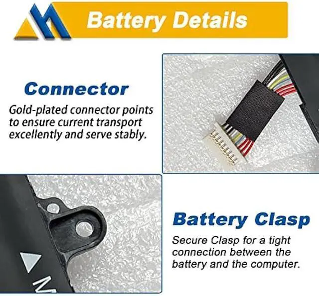 Alt view image 5 of 7 - CC03XL 53Wh Replacement Laptop Battery for HP ZBook Firefly 14 G7 G8 EliteBook 830 835 840 845 G7 G8 Probook 635 Aero G7 G8 Series HSTNN-DB9Q L77608-2C1 L77608-421 L78555-005 CC03053XL-PL 11.55V