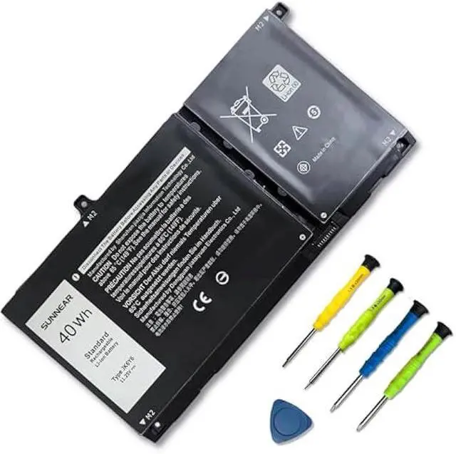 Main image of JK6Y6 Laptop Battery Replacement for Dell Latitude 3410 3510 Vostro 5300 5401 5501 Inspiron 5300 5401 5402 5408 5409 5508 5400 5406 7405 7300 7500 2-in-1 Silver Series H5CKD 0C5KG6 0CF5RH
