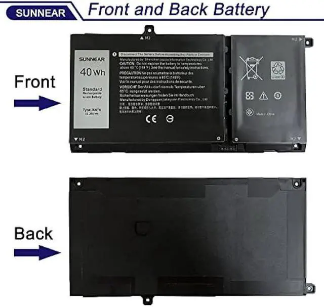 Alt view image 3 of 6 - JK6Y6 Laptop Battery Replacement for Dell Latitude 3410 3510 Vostro 5300 5401 5501 Inspiron 5300 5401 5402 5408 5409 5508 5400 5406 7405 7300 7500 2-in-1 Silver Series H5CKD 0C5KG6 0CF5RH