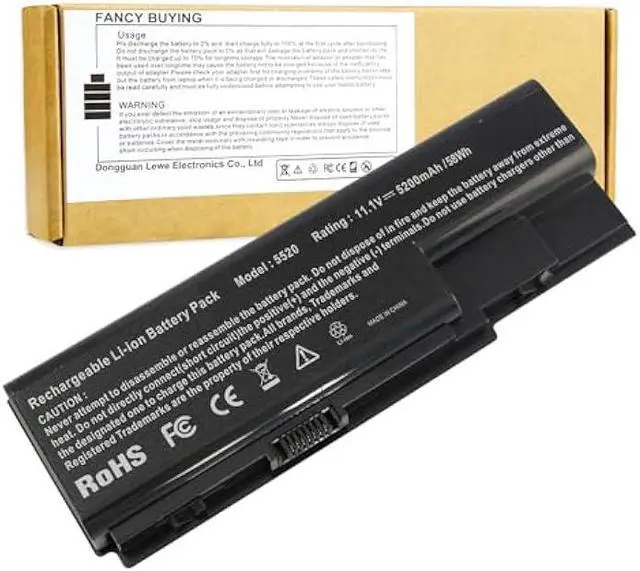 Main image of Laptop Battery for Gateway NV73 NV74 NV78 5920G NV79, for Acer AS07B31 AS07B51 AS07B41 AS07B42 AS07B32 AS07B61 AS07B71 AS07B72 AS07B52 ICL50 ICY70 ICW50, Acer Aspire 5920 5315 5520 6930 7520 7720
