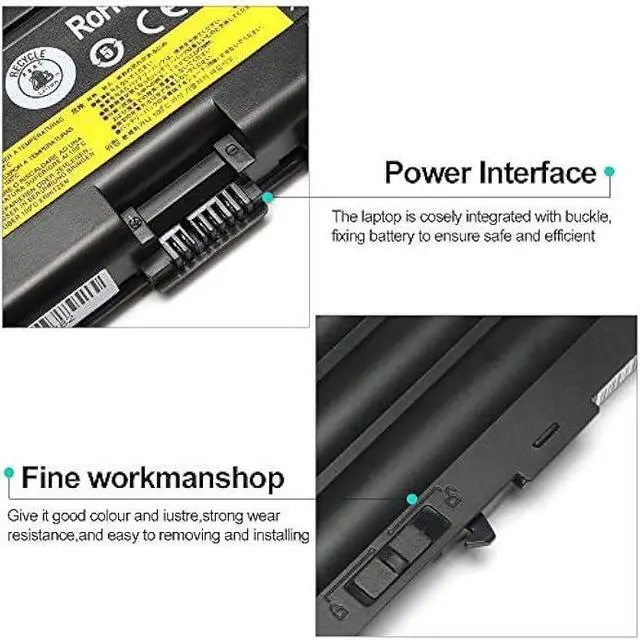 Alt view image 4 of 7 - LQM® 11.1V 94Wh/8.4Ah New Laptop Battery for Lenovo ThinkPad 70++ T430 T430i T410 T420 T420i T510 T520 T530 L412 L420 L430 L512 L520 L530 W510 W520 W530 45N1001 45N1000 45N1010 45N1011 0A36302