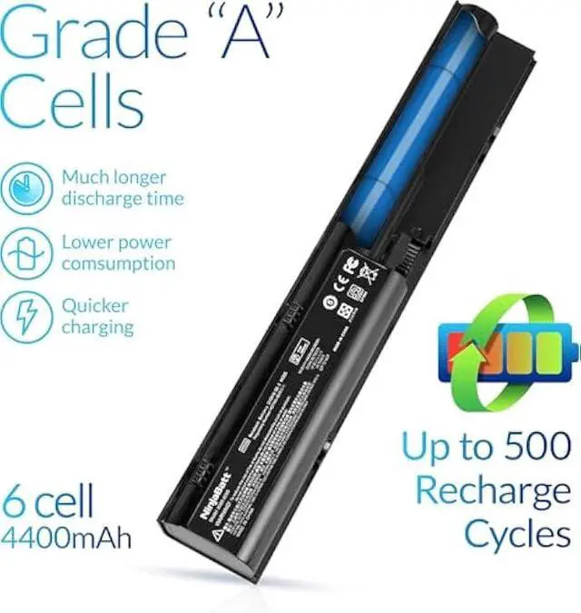 Alt view image 3 of 5 - NinjaBatt Battery 633805-001 for HP ProBook 4540S 4530S 4440S 4430S 4540 4540S 6460B 633809-001 PR06 PR09 HSTNN-DB2R HSTNN-IB2R HSTNN-LB2R HSTNN-OB2R 633733-1A1 633733-241  [6 Cells/4400mAh]