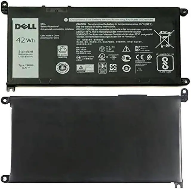 Alt view image 3 of 4 - DELL YRDD6 Laptop Battery for replaceable Dell Inspiron 7586 5482 5485 5491 3310 2-in-1 3493 3582 3593 3793 5493 5593 5480 5590 5591 5594 5598 15 3583 3584 Vostro 3491 5481 5581 5490 5590 VM732