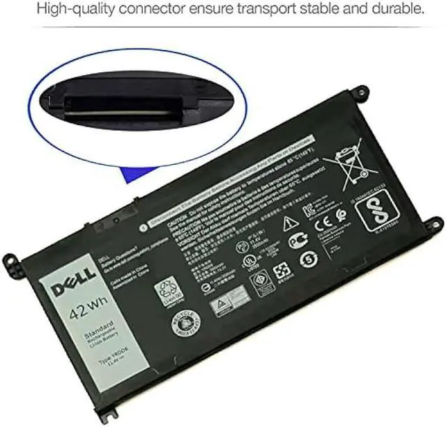 Alt view image 4 of 4 - DELL YRDD6 Laptop Battery for replaceable Dell Inspiron 7586 5482 5485 5491 3310 2-in-1 3493 3582 3593 3793 5493 5593 5480 5590 5591 5594 5598 15 3583 3584 Vostro 3491 5481 5581 5490 5590 VM732