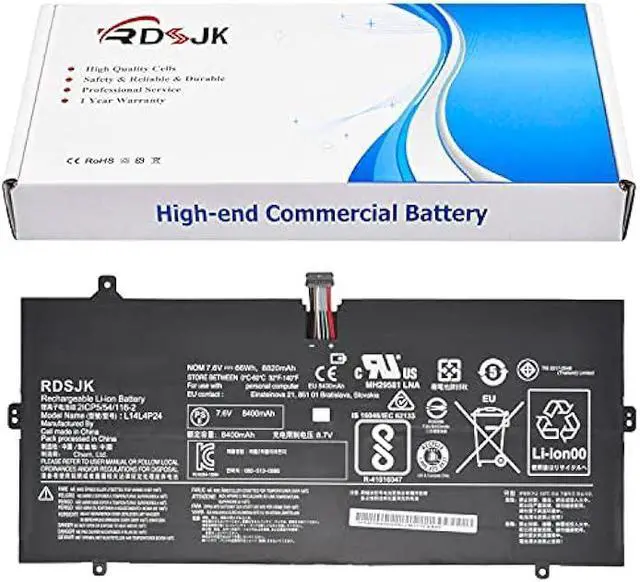 Main image of L14L4P24 L14M4P24 Laptop Battery for Lenovo Yoga 900 900-13ISK 900-131SK 900-13ISK2 900-IFI 900-ISE Yoga 3 Pro 4Pro 4 Pro 900 900-13ISK 80MK 80SD 900-13ISK2 80UE Series 5B10H43261 5B10H55224 7.5V 66Wh
