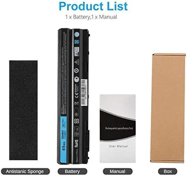 Alt view image 6 of 6 - New E6420 T54FJ Laptop Battery for Dell Latitude E5420 E5530 E6430 E6520 E6530 E6440 E6540 E5430 E5520 Inspiron 15R (5520) 17R (5720) 17R (7720) 15R (7520) P/N:8858X T54F3 M5Y0X P8TC7 P9TJ0 R48V