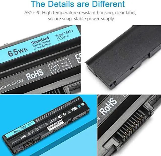 Alt view image 4 of 6 - New E6420 T54FJ Laptop Battery for Dell Latitude E5420 E5530 E6430 E6520 E6530 E6440 E6540 E5430 E5520 Inspiron 15R (5520) 17R (5720) 17R (7720) 15R (7520) P/N:8858X T54F3 M5Y0X P8TC7 P9TJ0 R48V