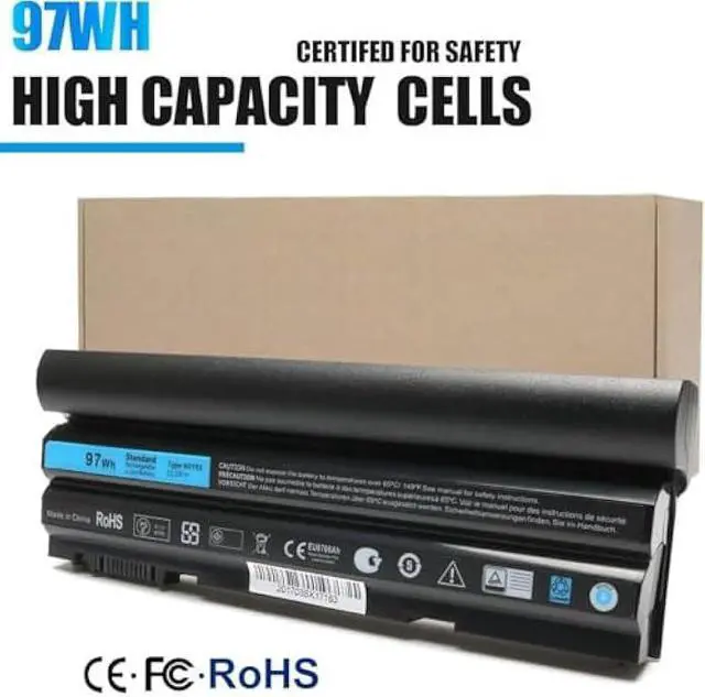 Alt view image 6 of 7 - 11.1V 97Wh 9cell Replacement Laptop Battery for Dell Latitude E6420 E6520 E6430 E6440 E6530 E6520 E5420 E5520 E5430 E5530, Compatible P/N: 2P2MJ M5Y0X T54FJ PRV1Y HCJWT 7FJ92 312-1325 312-1165