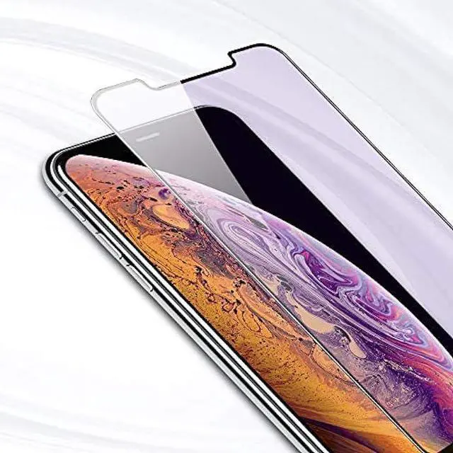 Main image of PERFECTSIGHT HD Clear Anti Blue Light Filter Tempered Glass Screen Protector for iPhone 11 Pro 2019, iPhone Xs/X/ 10 5.8 inch 1 Pack - Anti Fingerprint, 2 Stronger, Alignment Frame Easy Installation