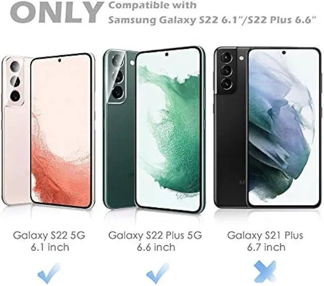 Alt view image 2 of 5 - imluckies Camera Lens Protector for Samsung Galaxy S22 & S22 Plus [4 pack], Scratch-resistant Tempered Glass Back Camera Lens Cover, Ultra-thin, Easy Installation Lens Protector, Clear