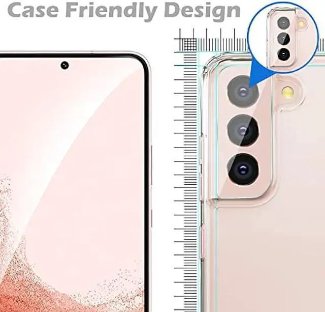 Alt view image 4 of 5 - imluckies Camera Lens Protector for Samsung Galaxy S22 & S22 Plus [4 pack], Scratch-resistant Tempered Glass Back Camera Lens Cover, Ultra-thin, Easy Installation Lens Protector, Clear