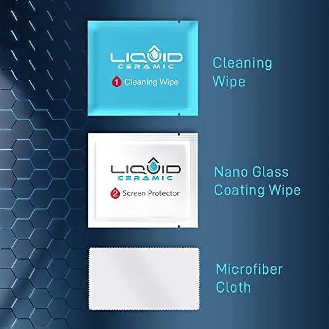 Alt view image 2 of 6 - LIQUID CERAMIC Glass Screen Protector With $400 Coverage | Scratch and Shatter Resistant Wipe On Nano Protection for All Phones Tablets and Smart Watches - Universal Fit