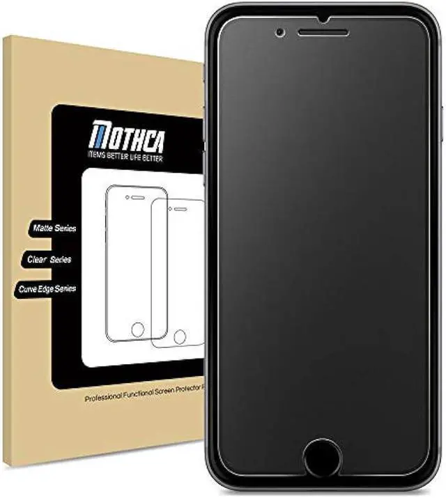 Main image of Mothca Matte Glass Screen Protector for iPhone 8 7 6s 6 Anti-Glare & Anti-Fingerprint 9H HD Clear Tempered Glass Film Smooth as Silk (Not for SE 2020)