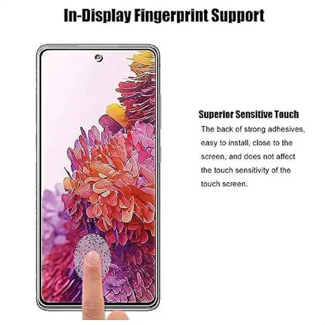 Alt view image 4 of 6 - (3+3) For Samsung Galaxy S20 FE 5G / 4G (3 Pack) Tempered Glass Screen Protector with 3D Camera Lens Protector, Anti Scratch, HD Clear