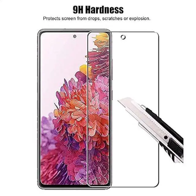 Alt view image 5 of 6 - (3+3) For Samsung Galaxy S20 FE 5G / 4G (3 Pack) Tempered Glass Screen Protector with 3D Camera Lens Protector, Anti Scratch, HD Clear