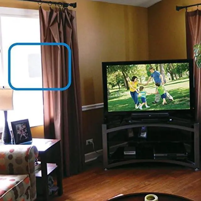 Alt view image 4 of 5 - Winegard FL5500A FlatWave Amped Digital HD Indoor TV Antenna  Amplified, 4K & ATSC 3.0 Ready, High-VHF/UHF, 60 Mile Range, Dual Color, 6 ft Cable