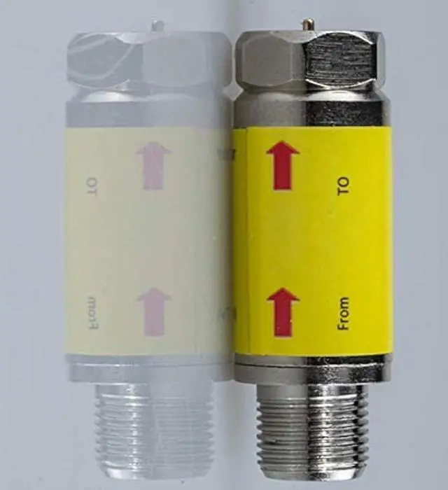 Alt view image 2 of 6 - Cable Protector for TV - 2PCS Coaxial Surge Protector for Satellite Antenna Cable TV Surge Lightning Protector for TV Antenna