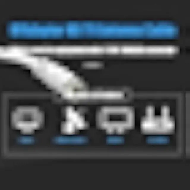 Alt view image 4 of 6 - Short Coaxial Cable, 2 Pack 1ft Coaxial Cable, RG6 Cable with Right Angle Connectors, White 75 Ohm Shield Digital Coax Cables with F-Male Connectors, Ideal for TV Antenna DVR Satellite