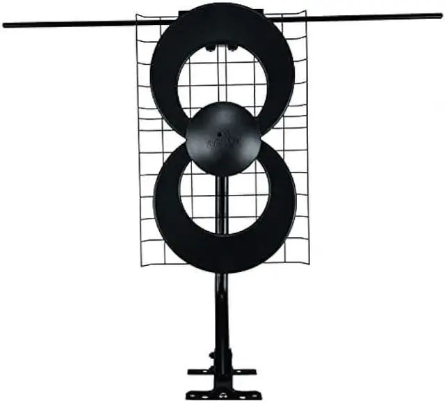 Main image of Antennas Direct ClearStream 2V Indoor Outdoor TV Antenna UHF VHF Multi-Directional, 60+ Mile Range, 4K 8K UHD, NEXTGEN TV  w/Reflector, 20-inch Mast