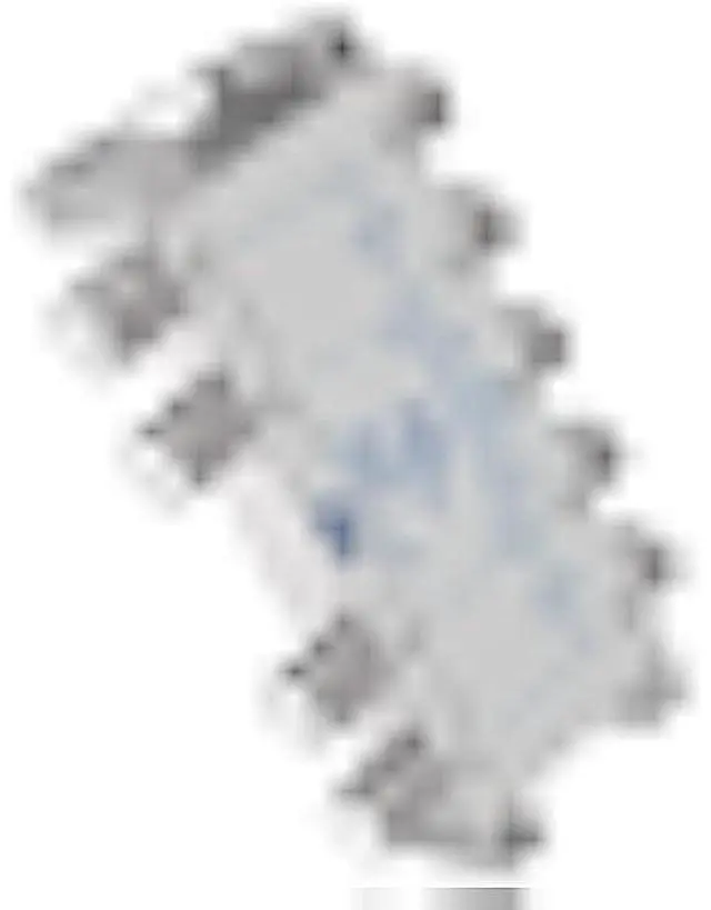 Main image of 8 Way Coaxial Cable Splitter 5-2500MHz,Work with Satellite TV CATV Antenna System and MoCA Configurations (Sliver-8 Way)