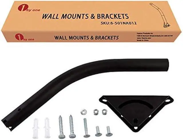 Alt view image 6 of 6 - Antenna Mount - 1 by ONE Attic Adjustable Weather Proof Outdoor TV Antenna Mounting Pole Universal Mount Brackets - Easy Installation, Solid Structure - Perfect for Weather Station System