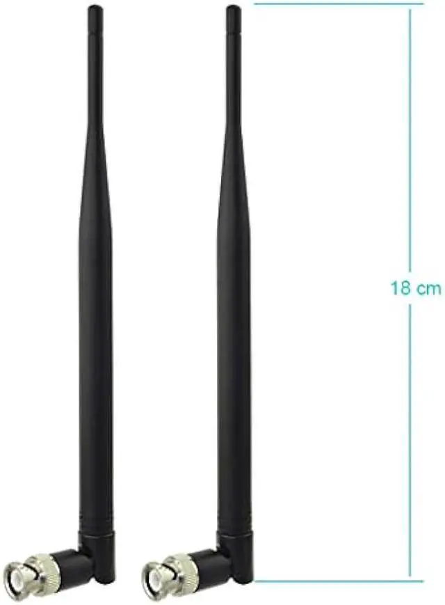 Alt view image 2 of 6 - Bingfu Wireless Microphone Receiver Antennas BNC Male Antenna UHF 400MHz-960MHz (4-Pack) for Wireless Microphone System Mic Receiver Remote Digital Audio Tuner UHF Ham Radio