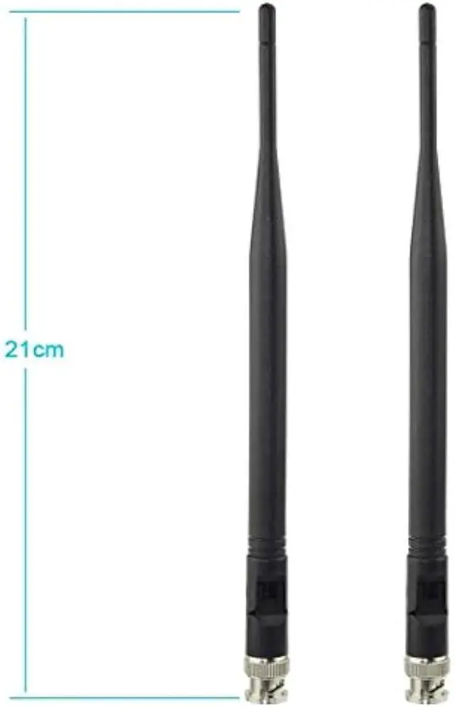 Alt view image 4 of 6 - Bingfu Wireless Microphone Receiver Antennas BNC Male Antenna UHF 400MHz-960MHz (4-Pack) for Wireless Microphone System Mic Receiver Remote Digital Audio Tuner UHF Ham Radio