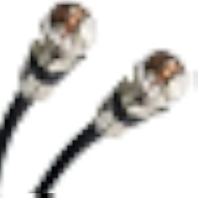 Main image of PHAT SATELLITE 75ft Black 3X Shields Indoor Outdoor RG-6 Coaxial Cable Nickel-Plated Brass Connector 75 Ohm (Satellite TV, Broadband Internet, Ham Radio, OTA HD Antenna Coax) Assembled in USA