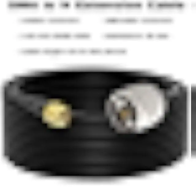 Alt view image 4 of 6 - onelinkmore Low Loss RG58 N Male to SMA Male Antenna 35FT RF Coaxial Cable and Two-Way Radio Applications Pure Copper 50 ohm Cable for 3G/4G/5G/LTE/ADS-B/Ham/GPS/WiFi/RF Radio to Antenna