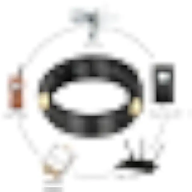 Alt view image 5 of 7 - KMR240 SMA Male to SMA Male Coaxial Cable 50 ohm Coax Ultra Low Loss Antenna Extension for 3G/4G/5G/LTE Network Equipment, GPS, RF Radio (8FT)