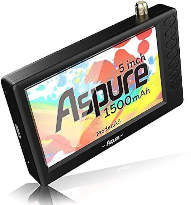 Main image of Pocket 5 Inch Portable Digital TVATSC TFT HD Screen Freeview LED Mini TV with USB,TF Card Input.Built-in Recharge Battery Television/Monitor for Outdoor -D5