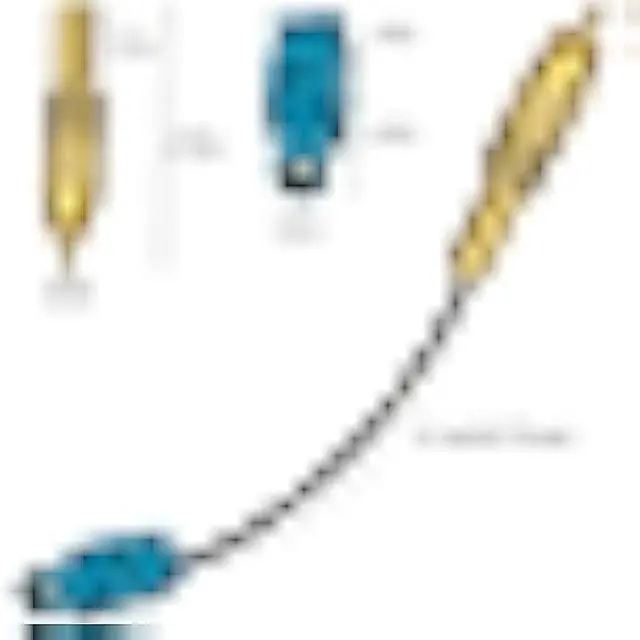 Alt view image 2 of 7 - TUOLNK 2 Pack 6 inch Fakra Z Male to RCA Male Pigtail Cable for Car DVD GPS Antenna Extension Cable Pigtail Jumper Coaxial Cable RG174